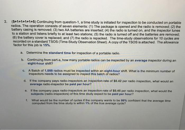 2. (5+1+1+1+1+5) Continuing from question-1, a