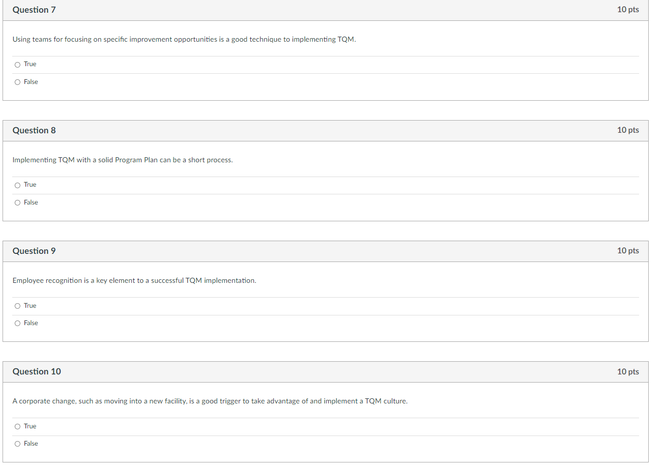 Question 7 10 pts Using teams for focusing on