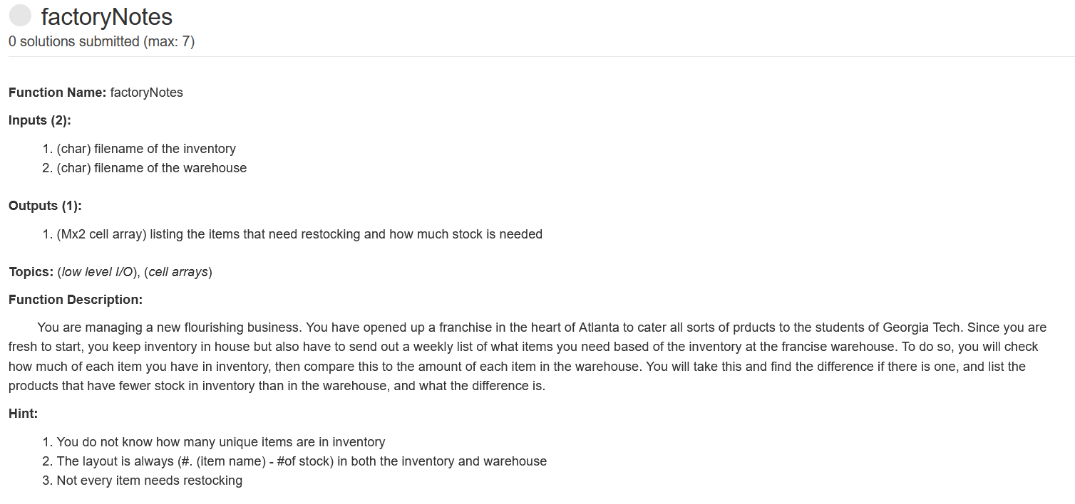 Please read the function description, (I think