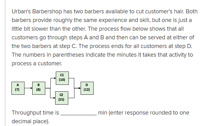 Urban's Barbershop has two barbers available to