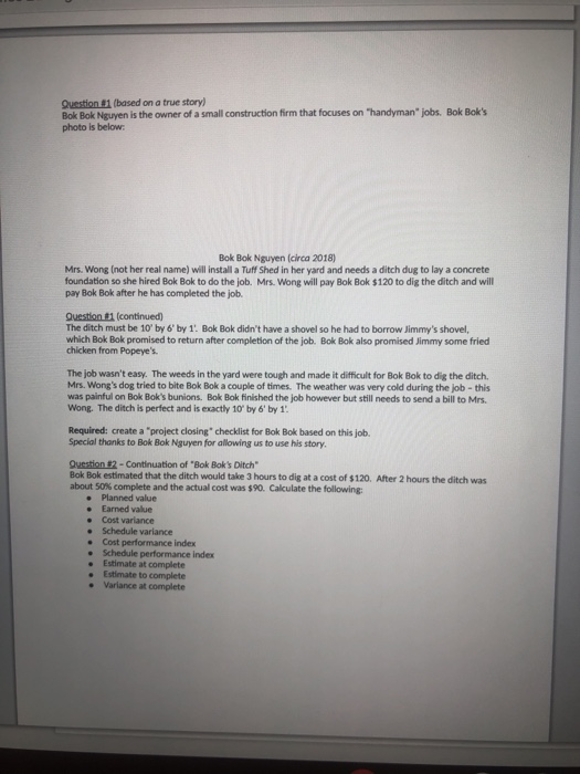 just answer question 1 Question 1 (based on a