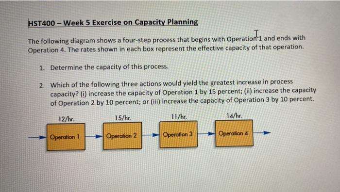 - HST400 - Week 5 Exercise on Capacity Planning