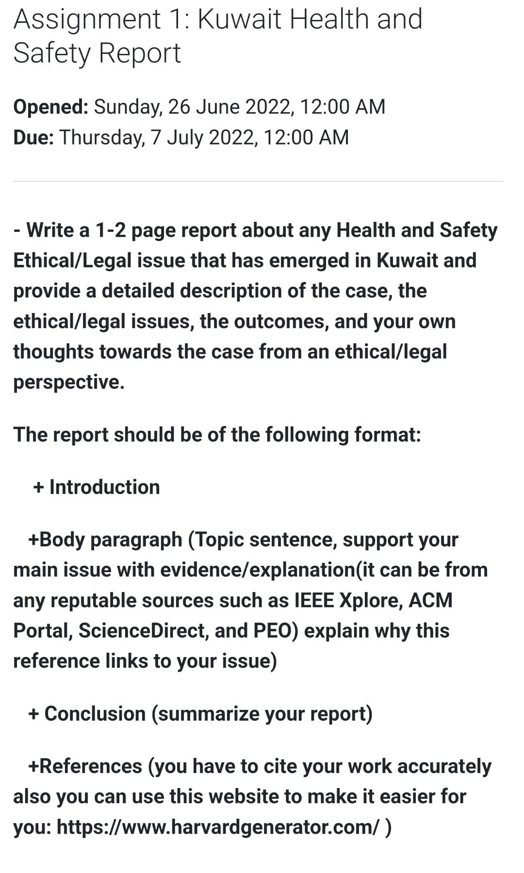 i need it written in a "word format" to be