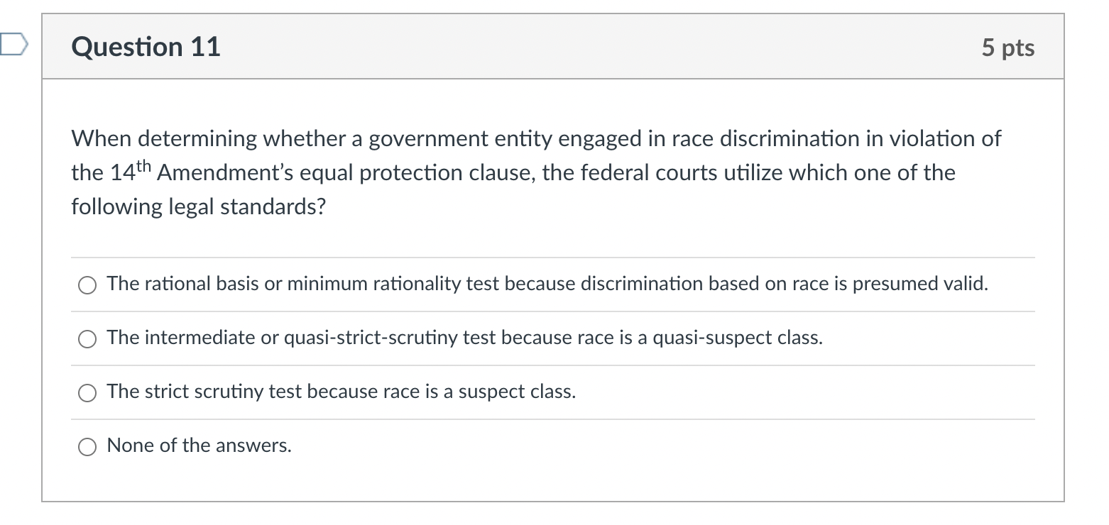 When determining whether a government entity