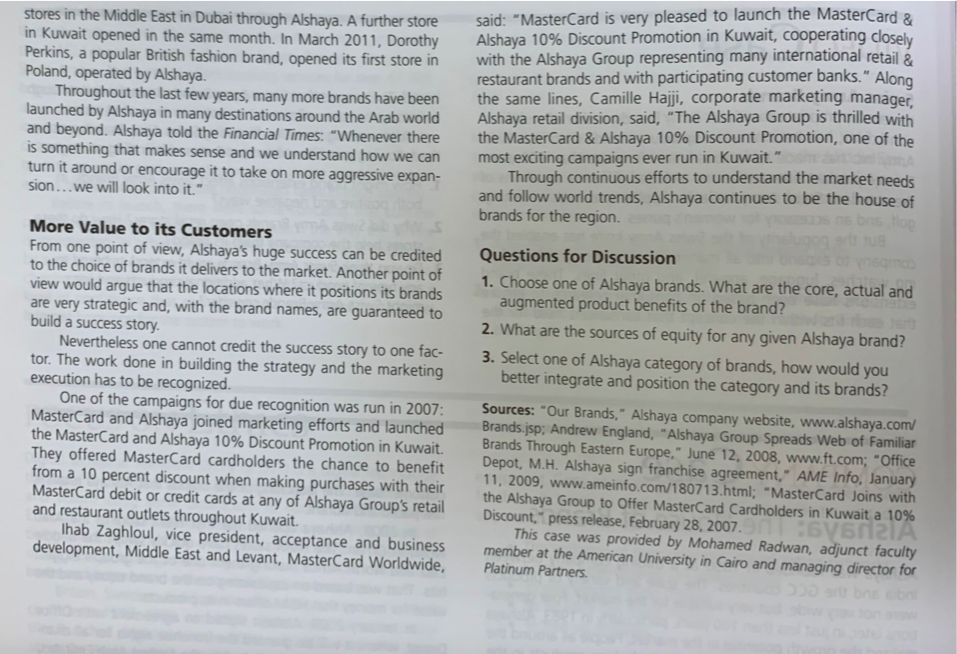 Instructions: read through the case study about