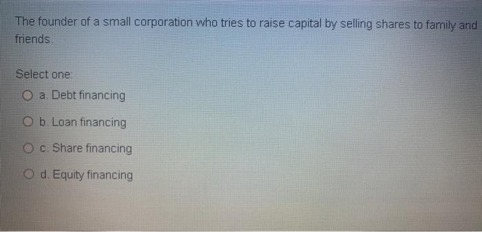 The founder of a small corporation who tries to