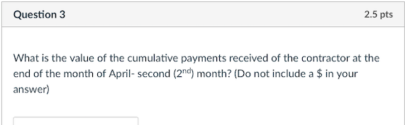 Given the following information, you are asked to