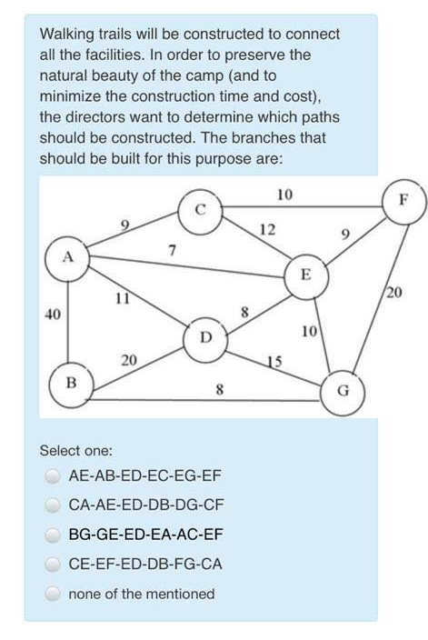 Walking trails will be constructed to connect all