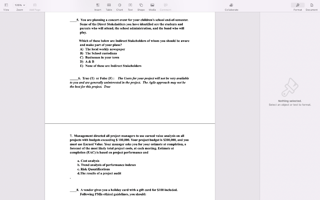 View 125% Zoom Add Page 0= O D Insert Table Chart
