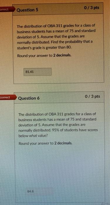 please show hor you solved it!! thank you! orrect