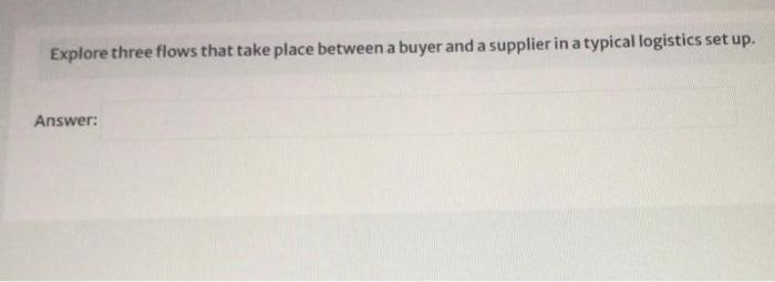 Explore three flows that take place between a