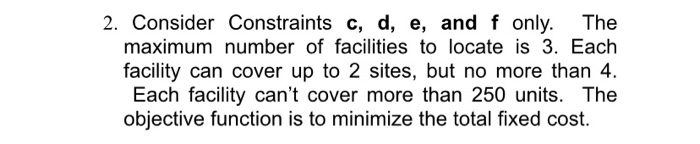 Consider the following constraints network