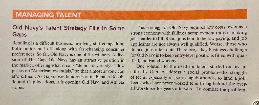 CHAPTER 1 Managing Human Resources 27 the