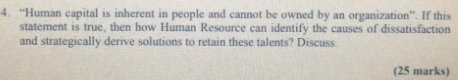 4. "Human capital is inherent in people and