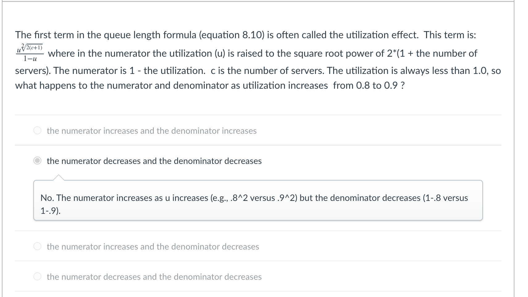 Question 6 0/2 pts In section 8.1.4, equation 8.9