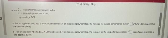 + The following multiple regression model was