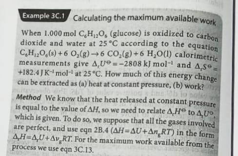 Example 30.1 Calculating the maximum available