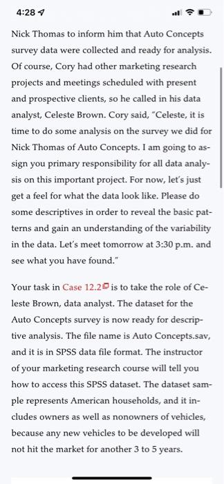 4:27 7 al? Case 12.2 Integrated Case Auto
