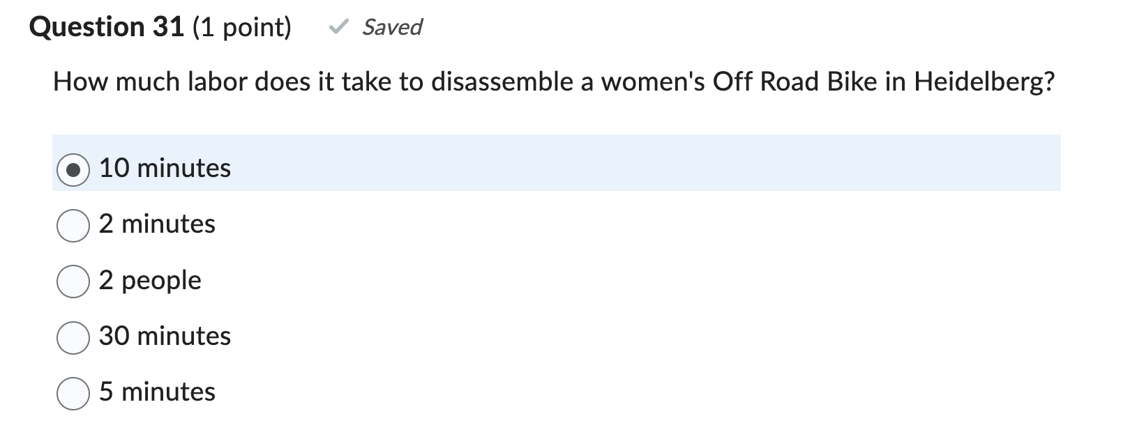 How much labor does it take to disassemble a