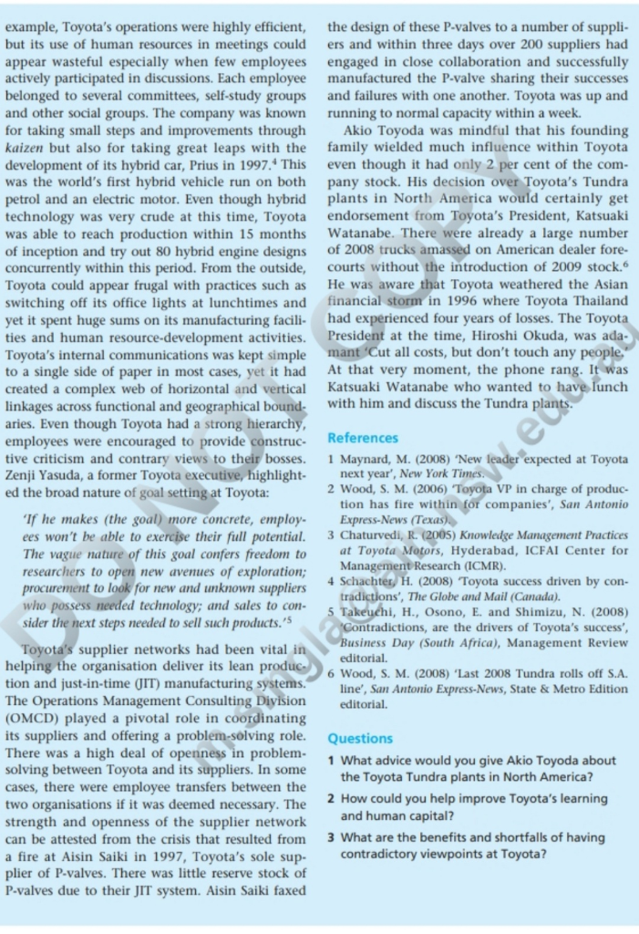 Subject name is knowledge management Answer the