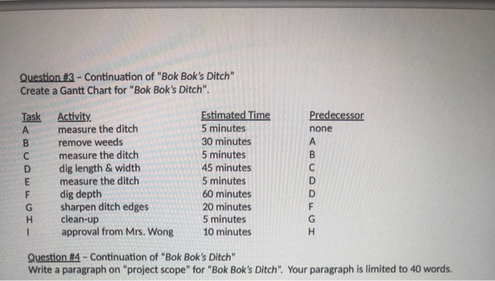 just answer#4 other questions are just for