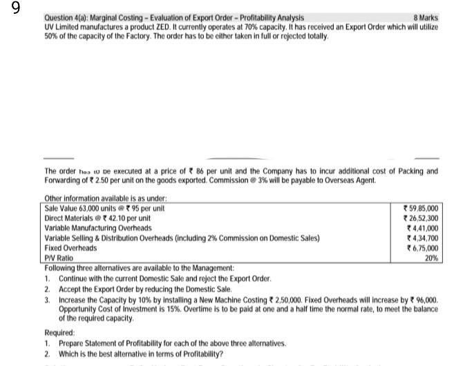 Need detailed information 9 Question 4(a):