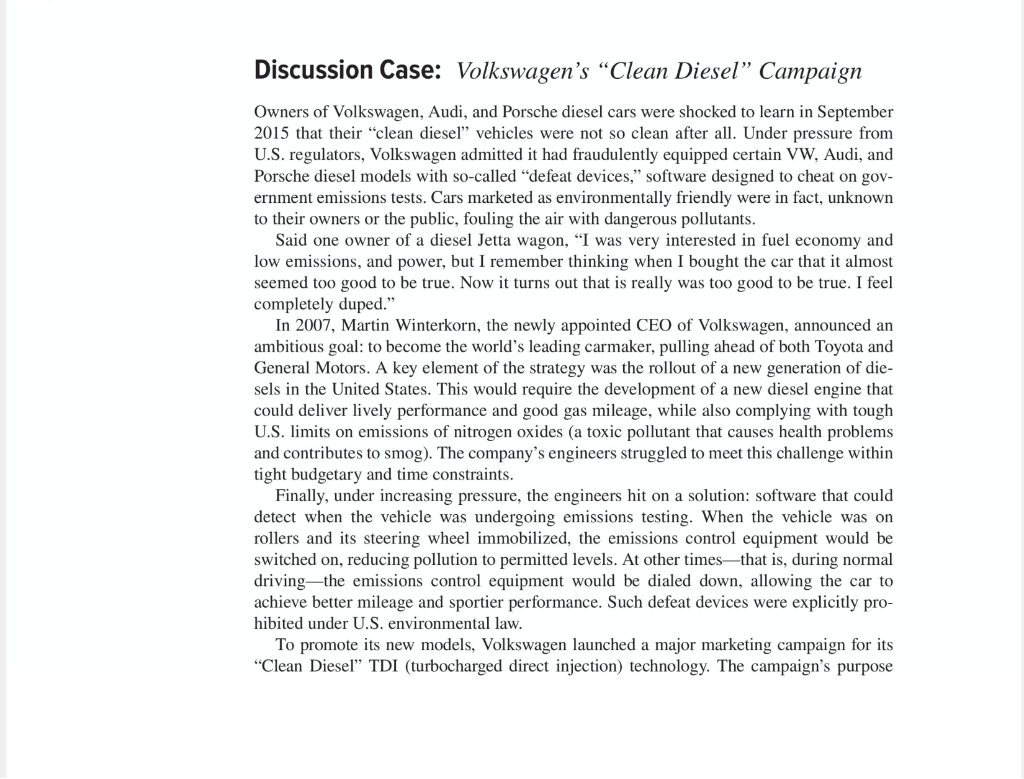 Discussion case study must include: the title of