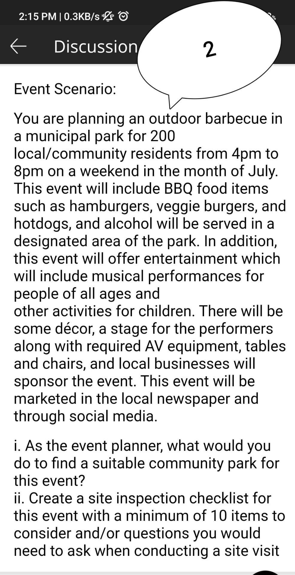 Write these discussion board appropriately. I