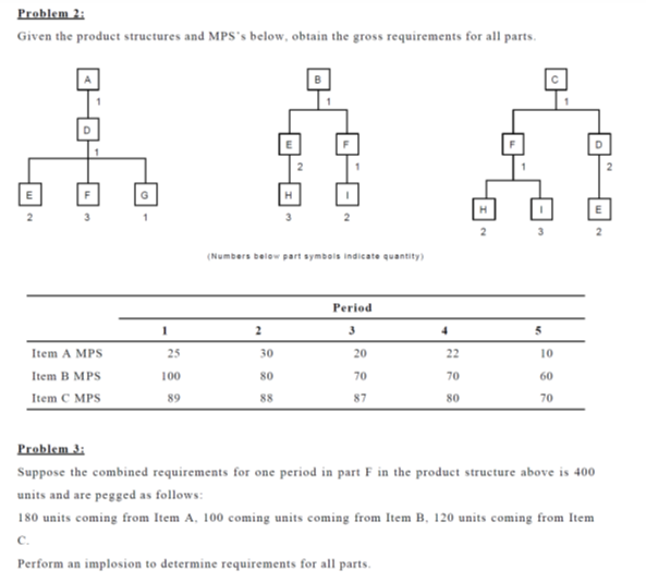 I need help with problem 2 and 3 Problem 2: Given