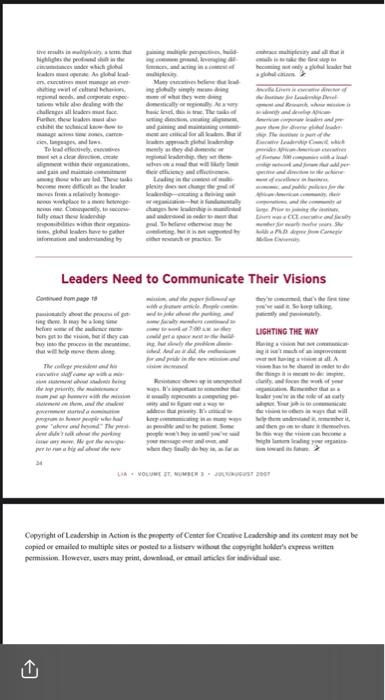 Read, summarize and critically analyze the