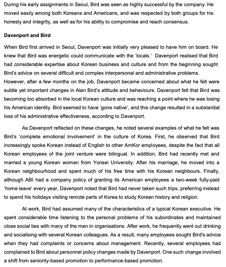 PLEASE ANSWER QUESTION 3, Thank You!. Case: Amkor