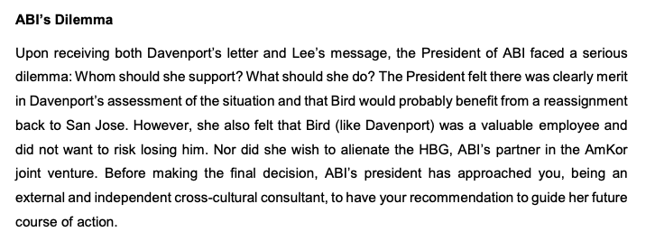 PLEASE ANSWER QUESTION 3, Thank You!. Case: Amkor