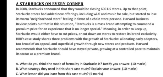 Answer only if you know. A STARBUCKS ON EVERY