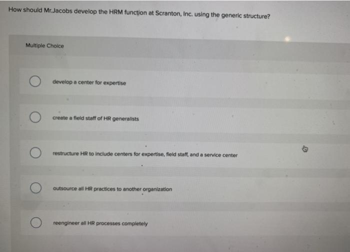 Required information 3. Restructure, Outsource,