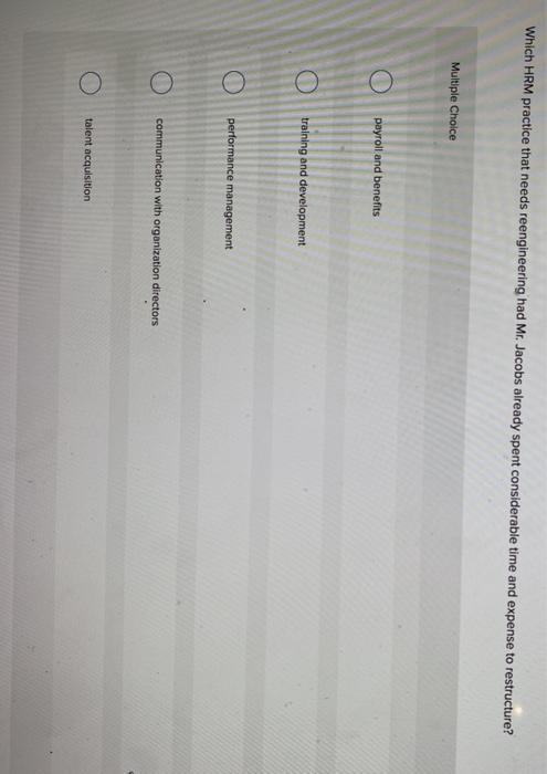 Required information 3. Restructure, Outsource,