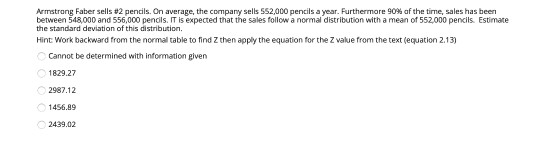 please choose the correct answer Armstrong Faber