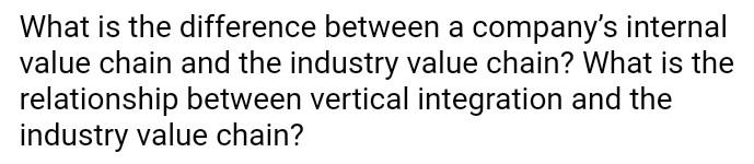 What is the difference between a company's