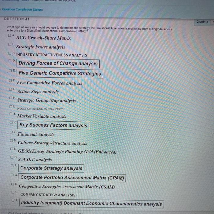 Securius Question Completion Status: QUESTION 41