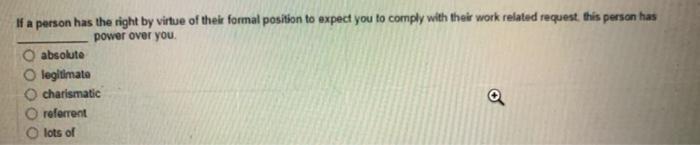 If a person has the right by virtue of their