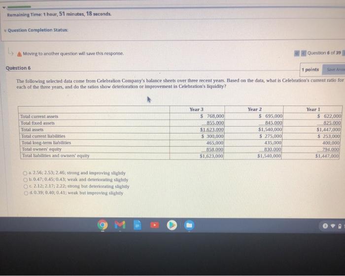 Remaining Time: 1 hour, 51 minutes, 18 seconds