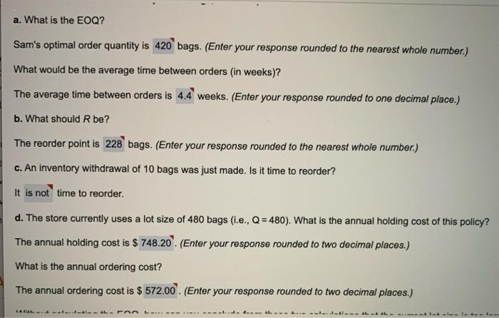 Sam's Cat Hotel operates 52 weeks per year, 5