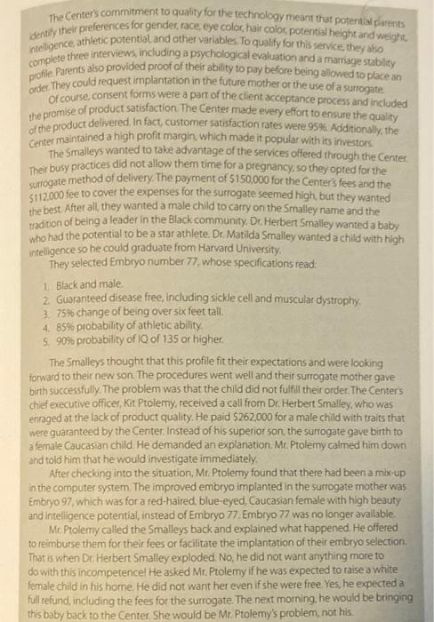 HOMEWORK HELP PLEASE Read the attached case