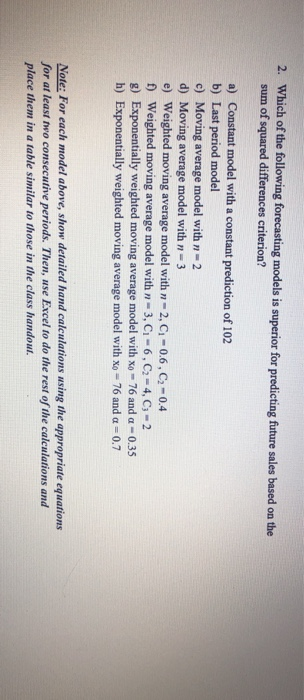 1. Perform a runs test for the sales data shown