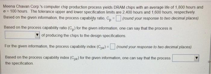 Meena Chavan Corp's computer chip production
