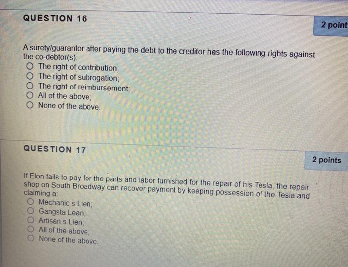 could you please answer them all. thank you.