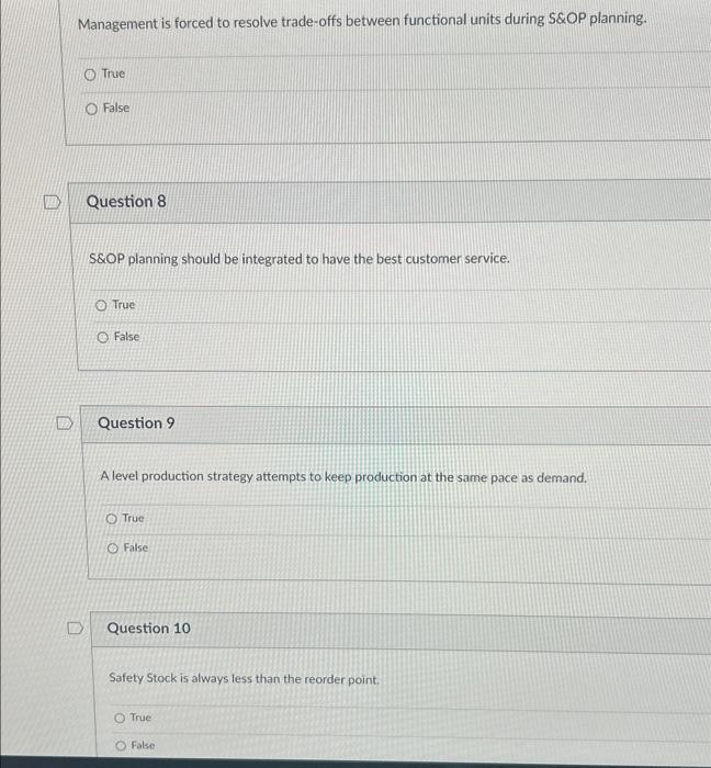 Management is forced to resolve trade-offs