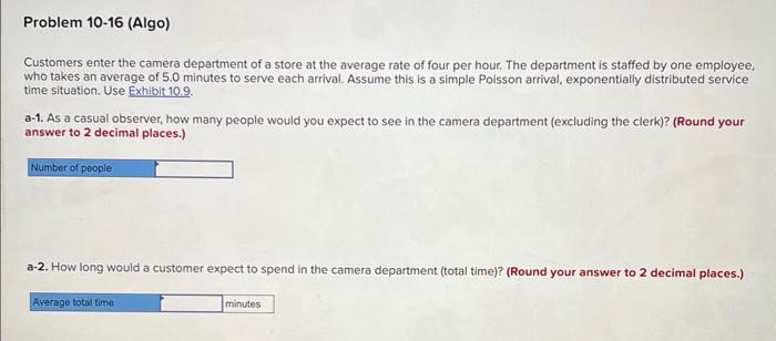 Customers enter the camera department of a store