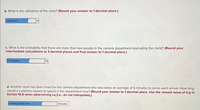 Customers enter the camera department of a store