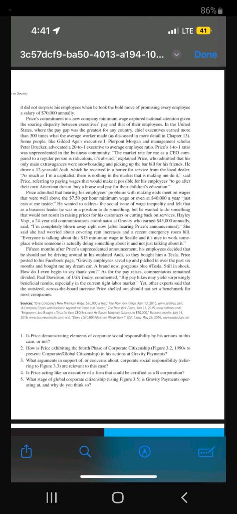 Read the Discussion Case: Corporate Social