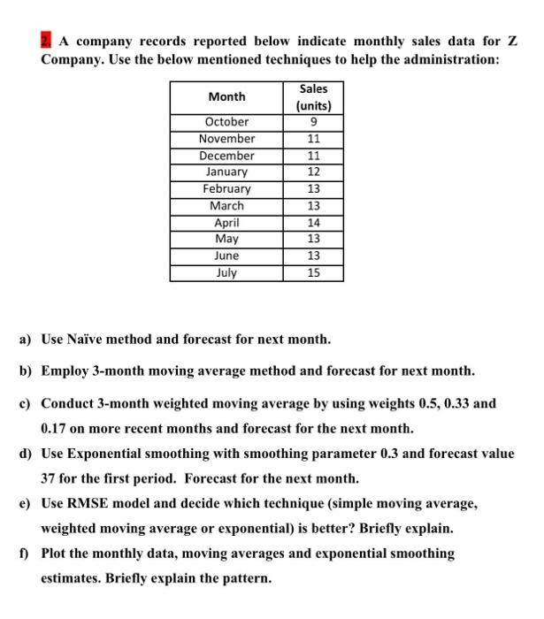 solve just ( E & F ) please A company records